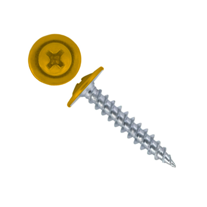 Саморез ПШ 4,2х25 (500шт) шлиц PH2 RAL 1023