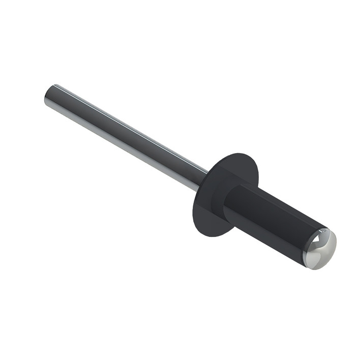 Заклёпка вытяжная 4,8х14 RAL 7024 (10х500шт) нерж/нерж